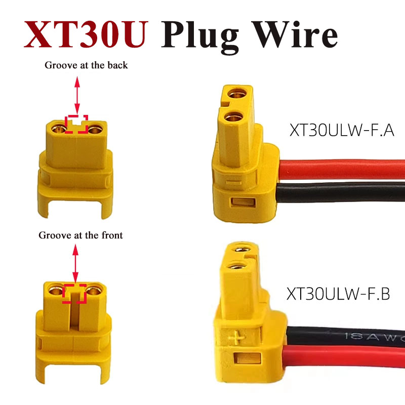 Drone Power Bank - Локоть XT30U Банановая вилка XT30ULW-F Провод