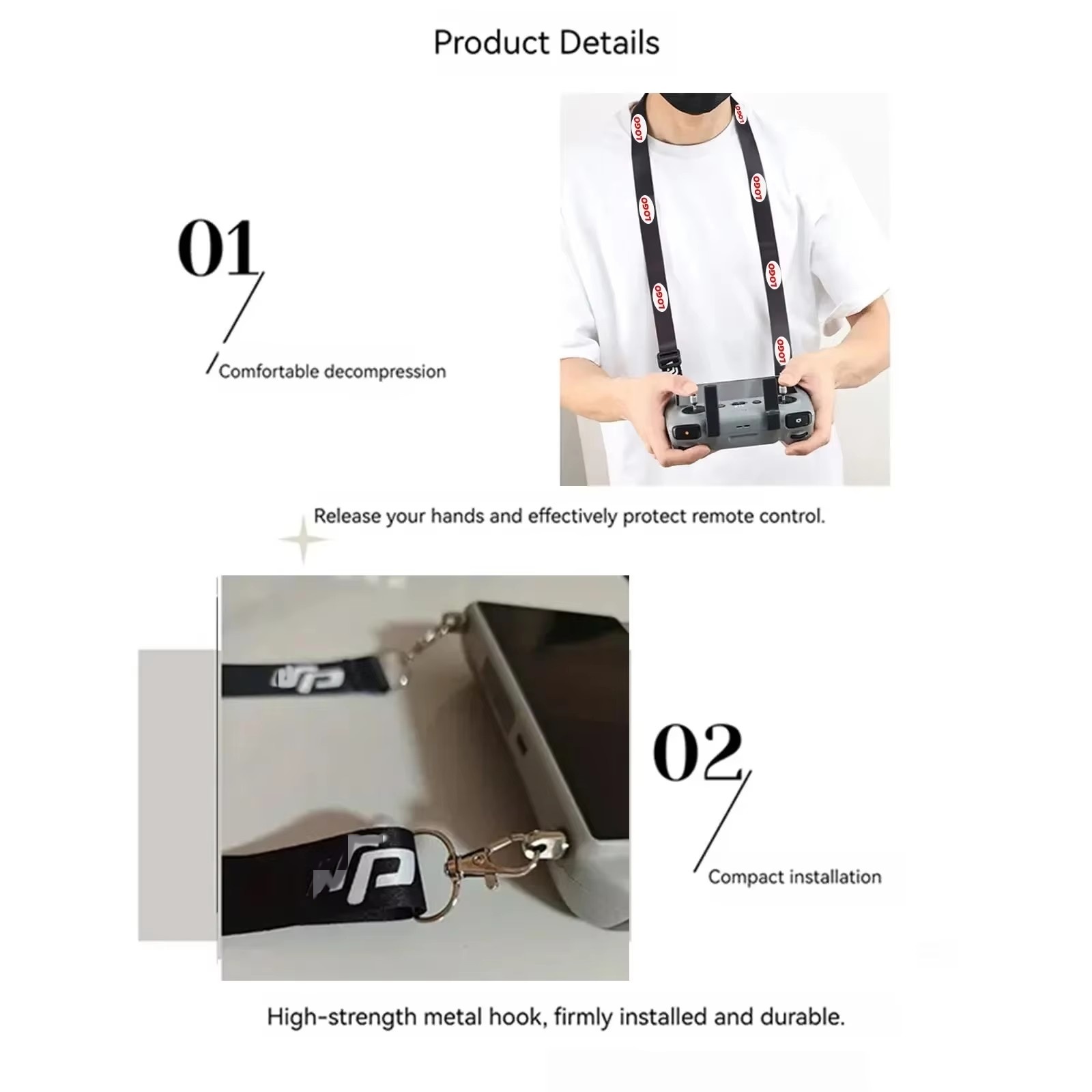 Ремешок для контроллера DJI RC – обзор и цена Drone Neck Strap