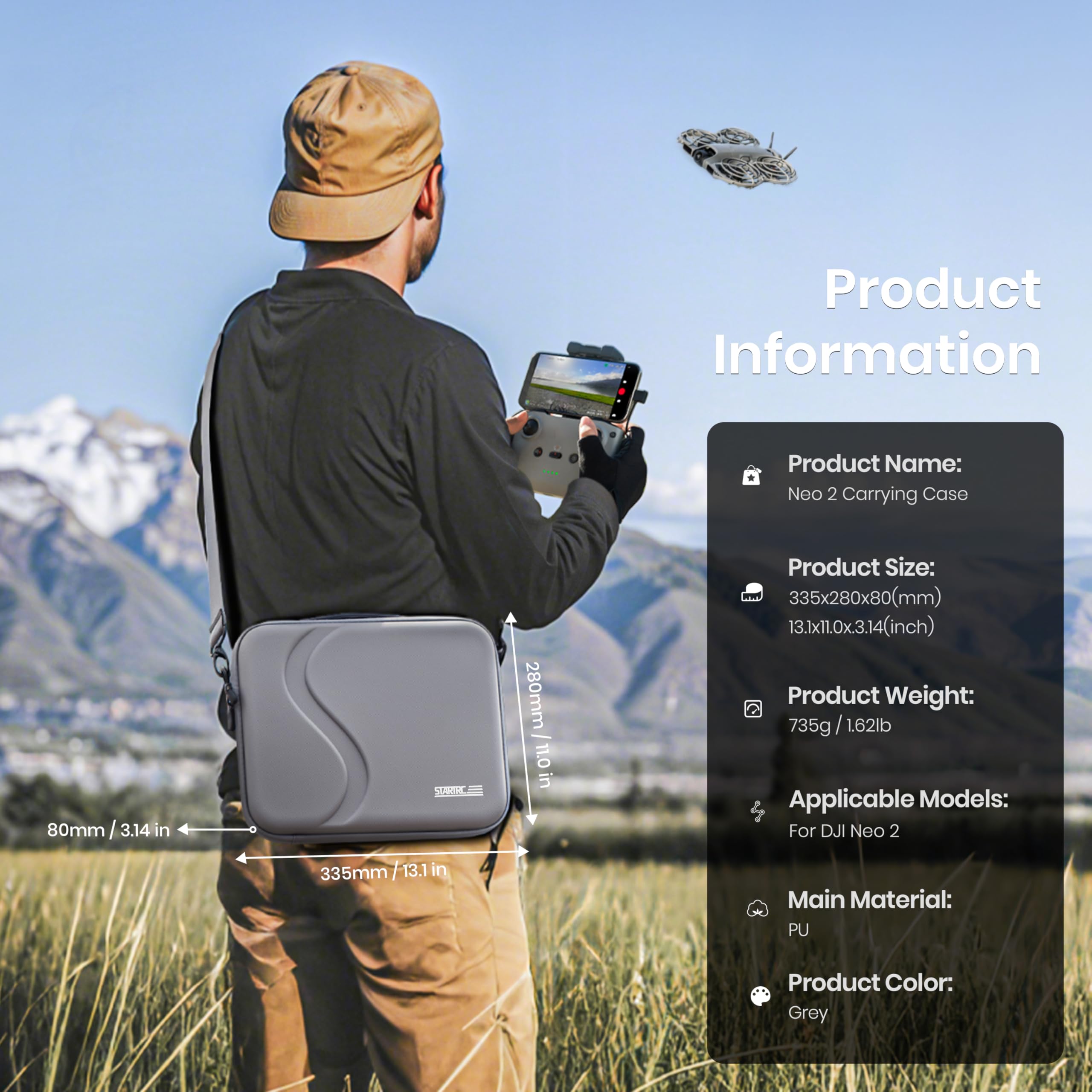 Чехол для аксессуаров DJI Neo  – обзор и цена Drone Carrying Case